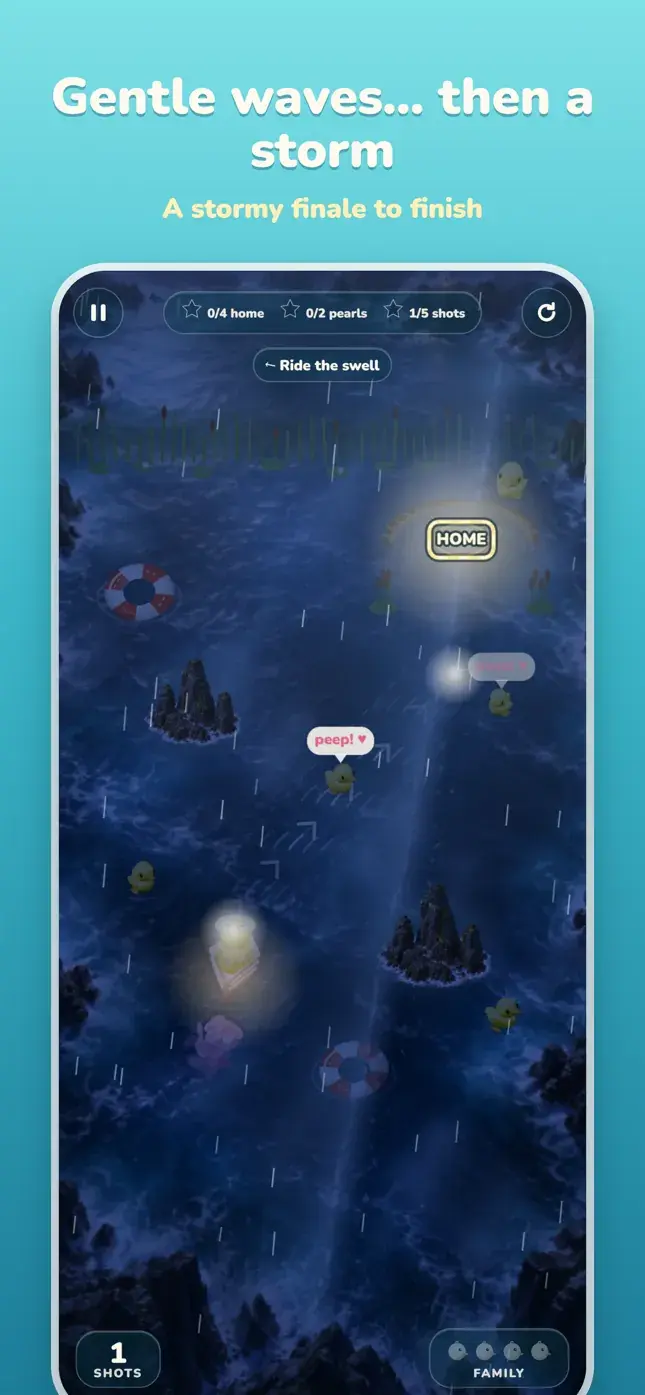 Gentle waves, then a storm: the stormy finale